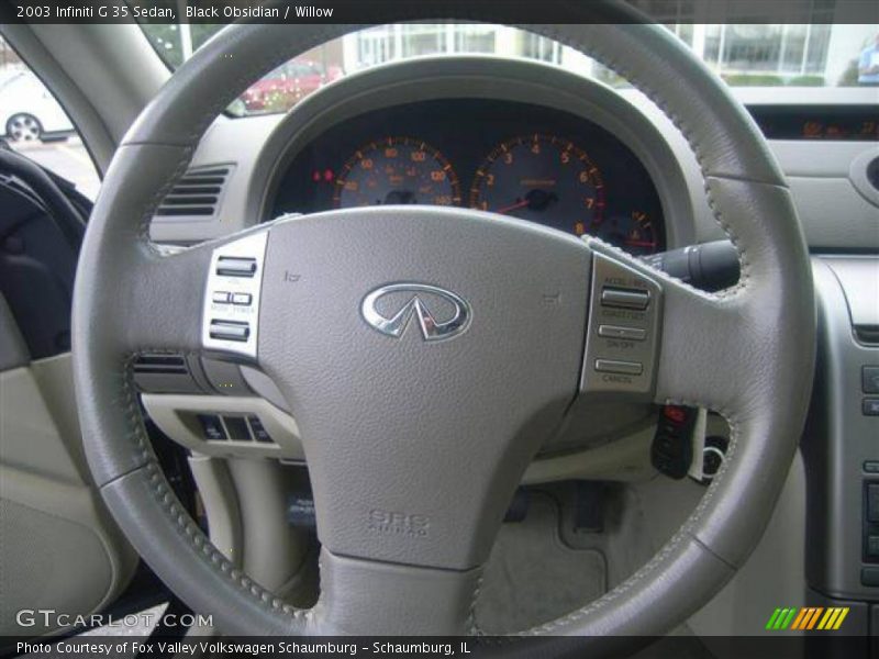 Black Obsidian / Willow 2003 Infiniti G 35 Sedan