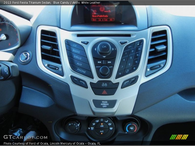 Controls of 2013 Fiesta Titanium Sedan