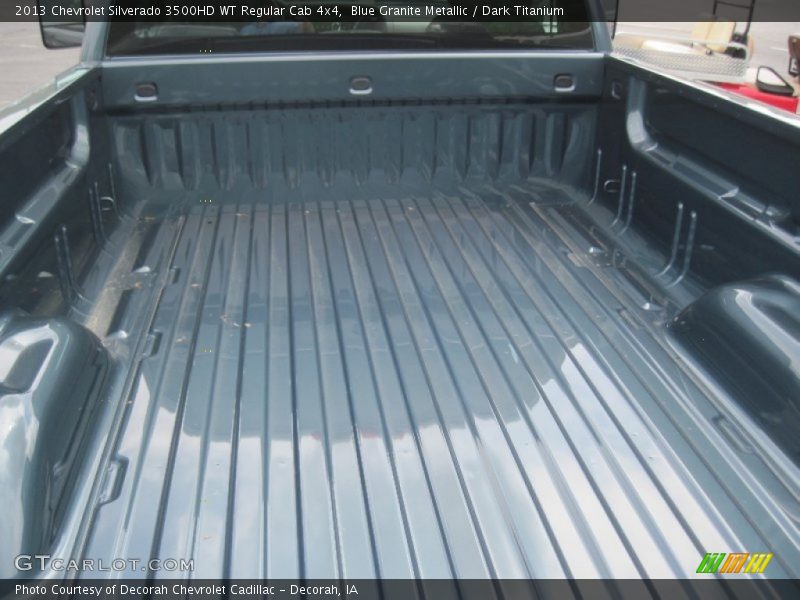 Blue Granite Metallic / Dark Titanium 2013 Chevrolet Silverado 3500HD WT Regular Cab 4x4