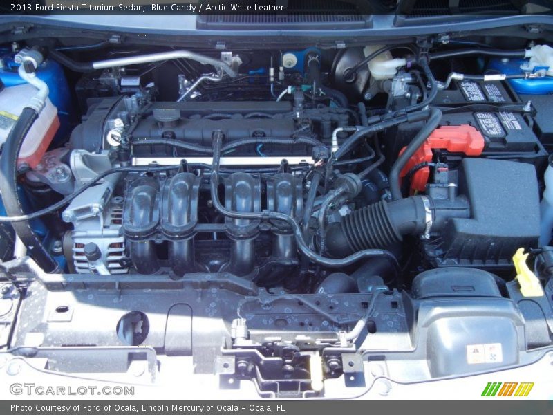  2013 Fiesta Titanium Sedan Engine - 1.6 Liter DOHC 16-Valve Ti-VCT Duratec 4 Cylinder