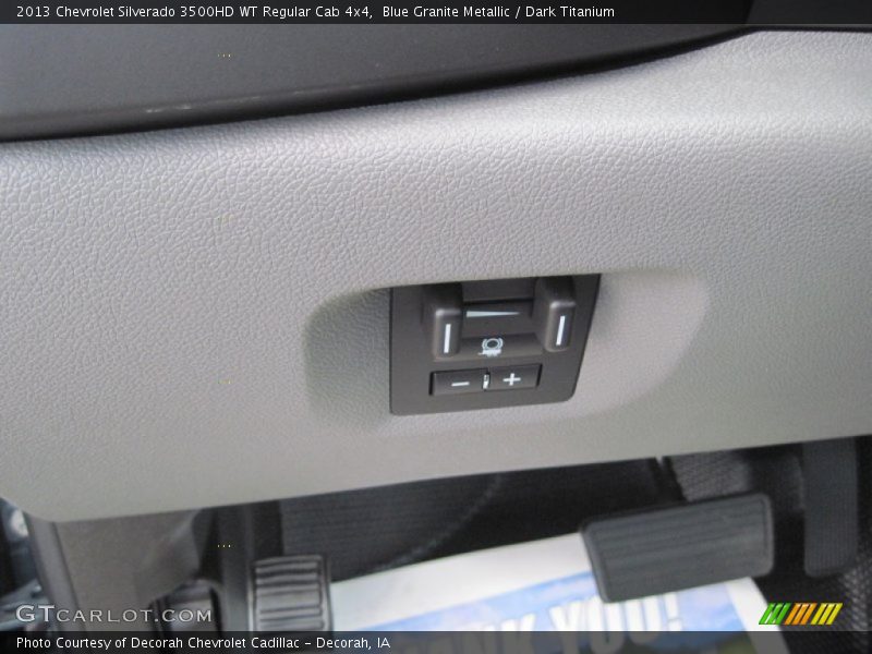 Blue Granite Metallic / Dark Titanium 2013 Chevrolet Silverado 3500HD WT Regular Cab 4x4