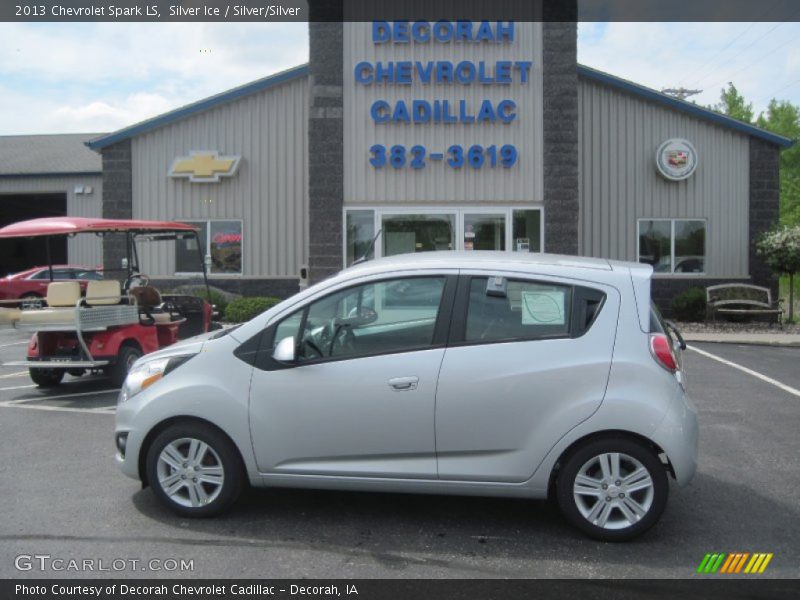 Silver Ice / Silver/Silver 2013 Chevrolet Spark LS