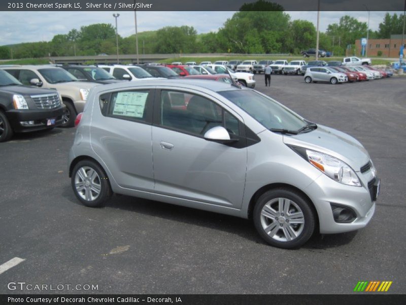 Silver Ice / Silver/Silver 2013 Chevrolet Spark LS