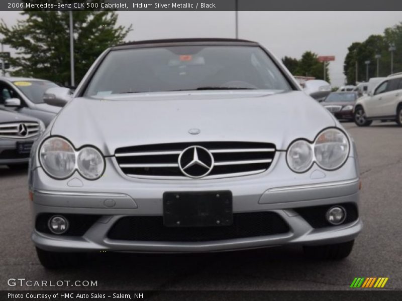 Iridium Silver Metallic / Black 2006 Mercedes-Benz CLK 500 Cabriolet