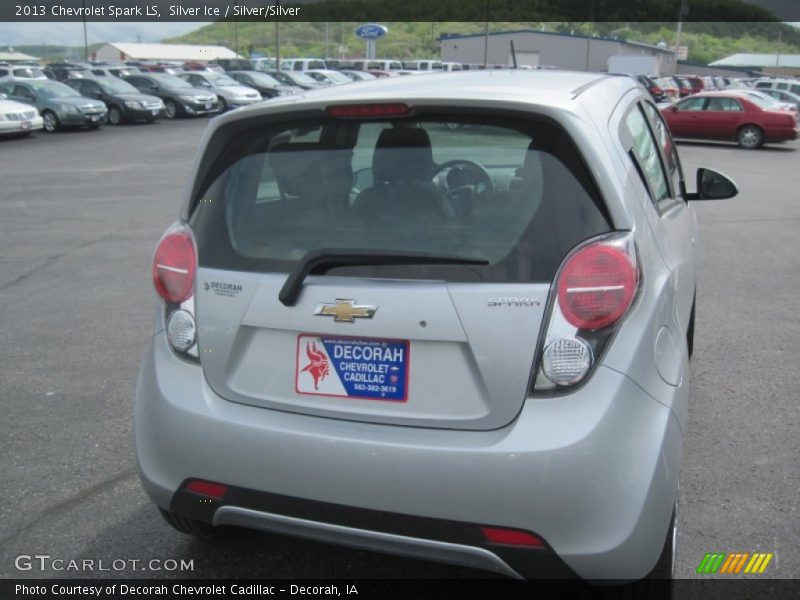Silver Ice / Silver/Silver 2013 Chevrolet Spark LS
