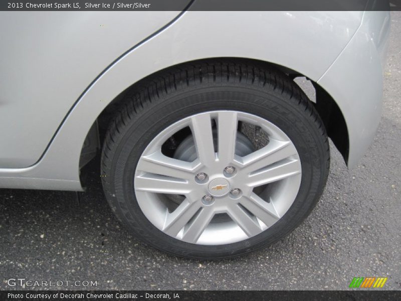 Silver Ice / Silver/Silver 2013 Chevrolet Spark LS