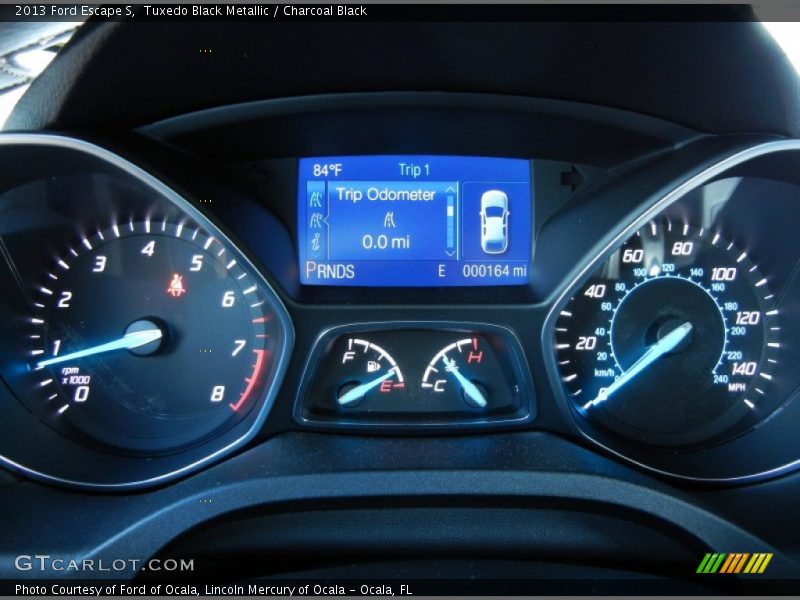Tuxedo Black Metallic / Charcoal Black 2013 Ford Escape S