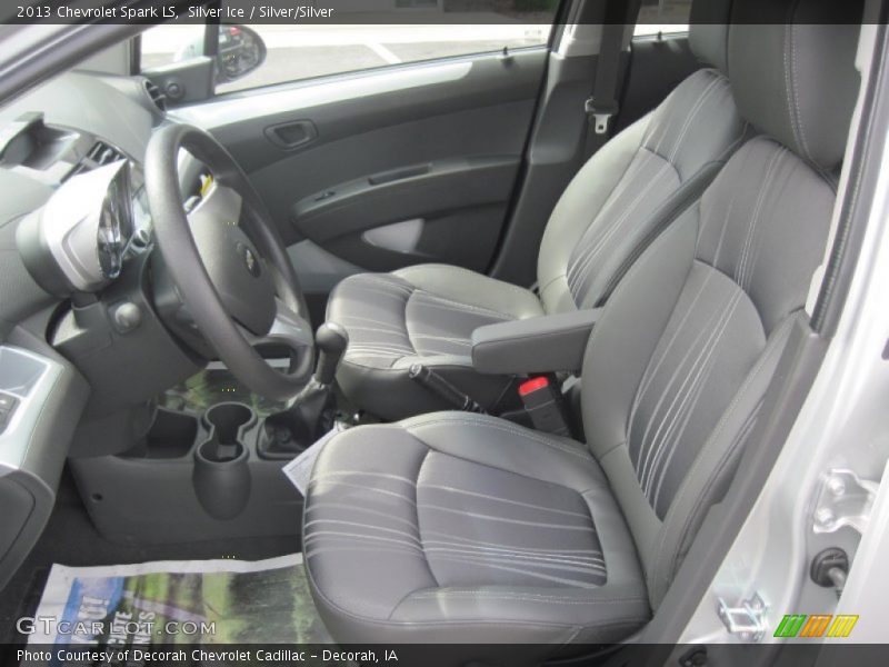 Silver Ice / Silver/Silver 2013 Chevrolet Spark LS