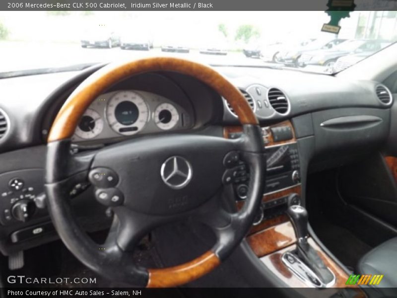 Iridium Silver Metallic / Black 2006 Mercedes-Benz CLK 500 Cabriolet