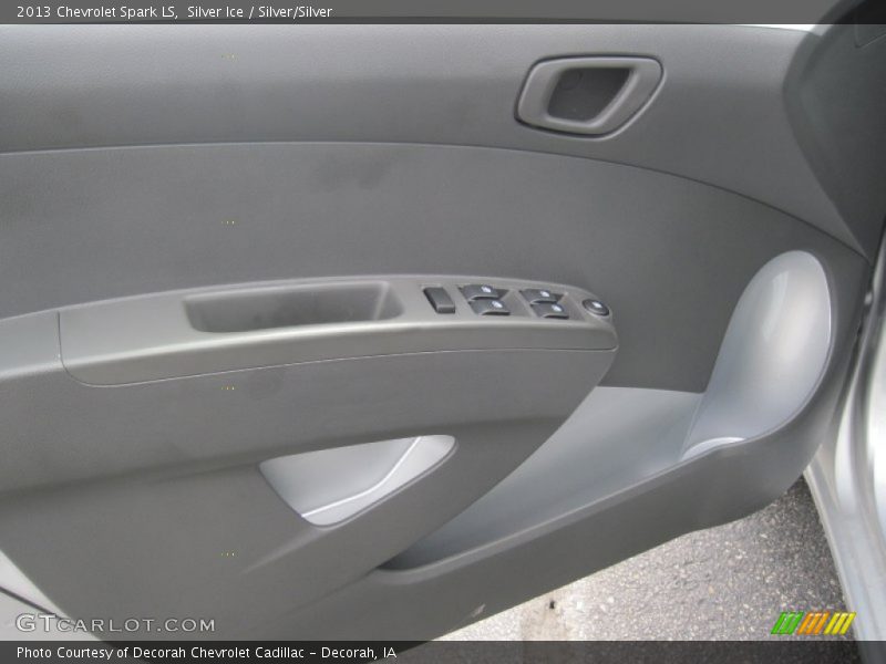 Silver Ice / Silver/Silver 2013 Chevrolet Spark LS