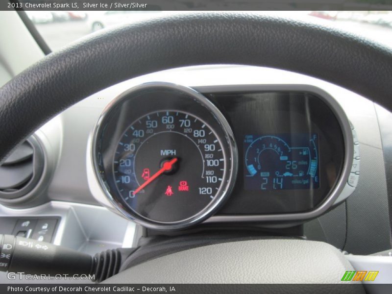 Silver Ice / Silver/Silver 2013 Chevrolet Spark LS