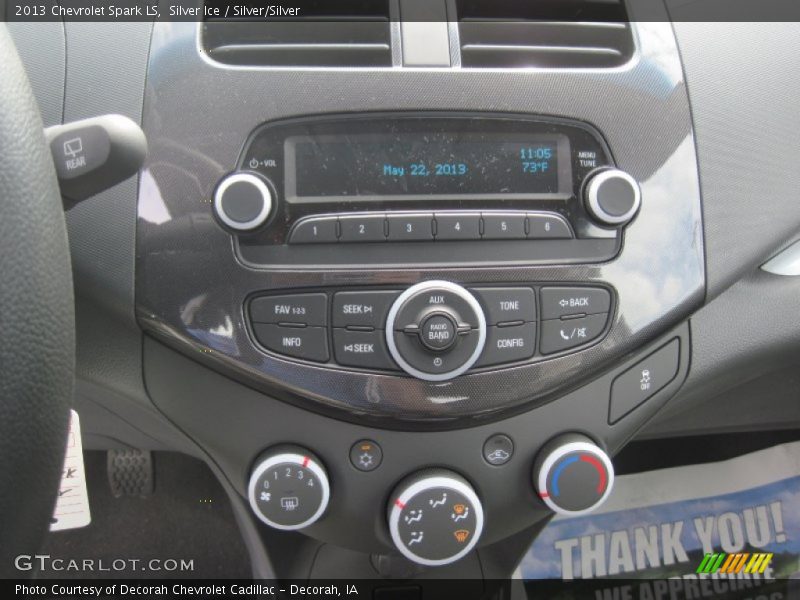 Silver Ice / Silver/Silver 2013 Chevrolet Spark LS