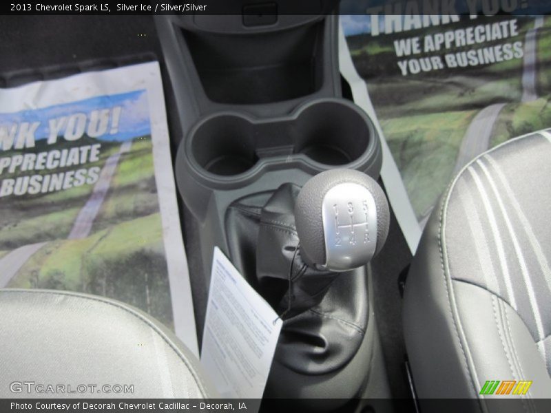 Silver Ice / Silver/Silver 2013 Chevrolet Spark LS