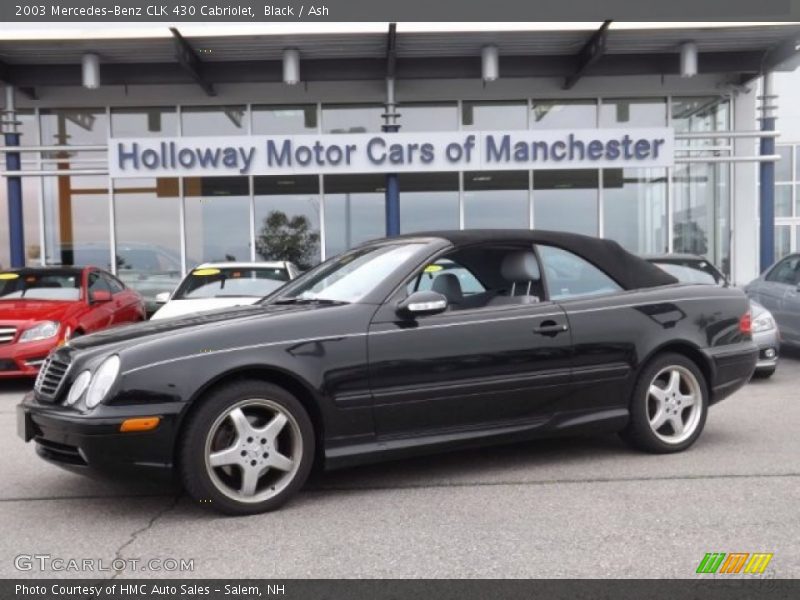 Black / Ash 2003 Mercedes-Benz CLK 430 Cabriolet