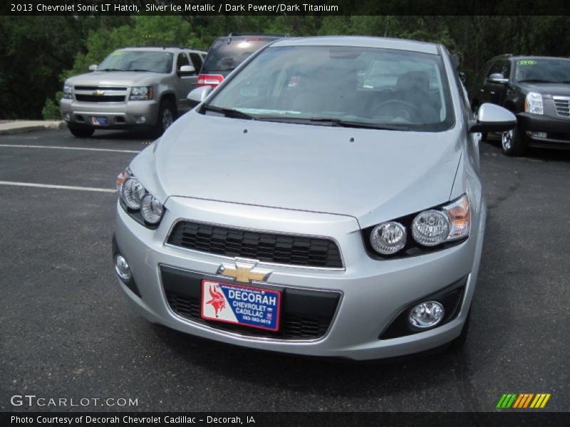 Silver Ice Metallic / Dark Pewter/Dark Titanium 2013 Chevrolet Sonic LT Hatch