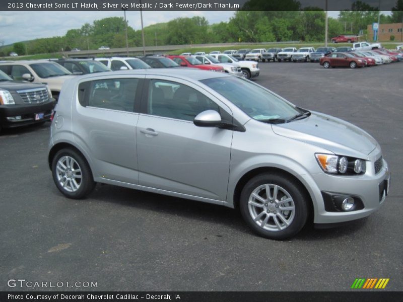 Silver Ice Metallic / Dark Pewter/Dark Titanium 2013 Chevrolet Sonic LT Hatch