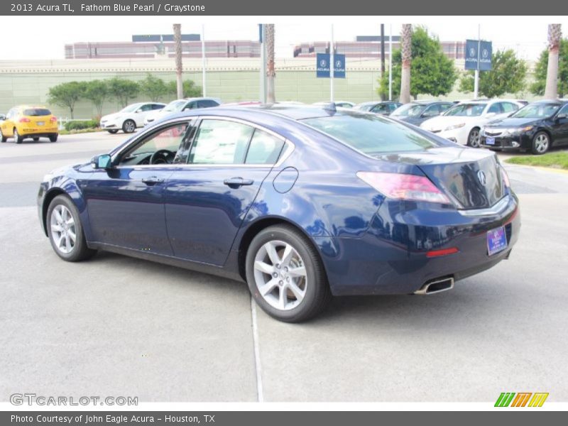 Fathom Blue Pearl / Graystone 2013 Acura TL