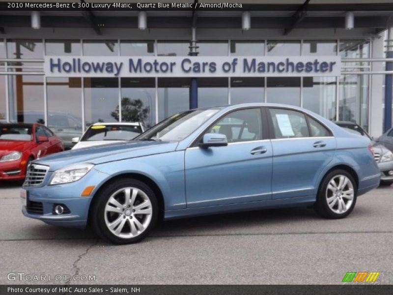 Quartz Blue Metallic / Almond/Mocha 2010 Mercedes-Benz C 300 Luxury 4Matic