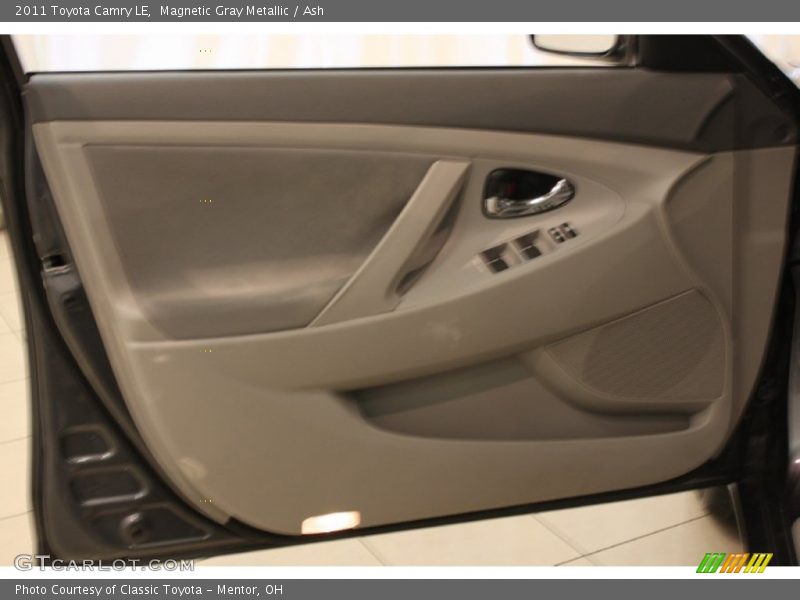 Magnetic Gray Metallic / Ash 2011 Toyota Camry LE