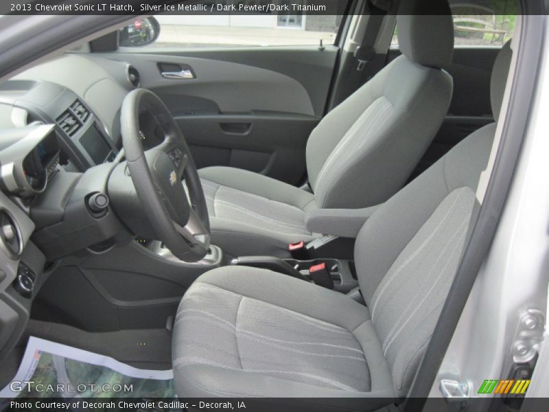 Silver Ice Metallic / Dark Pewter/Dark Titanium 2013 Chevrolet Sonic LT Hatch
