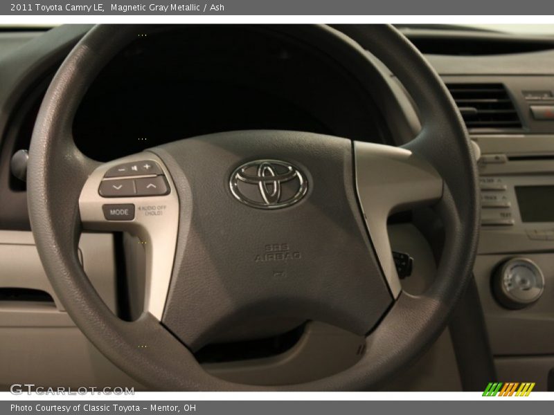 Magnetic Gray Metallic / Ash 2011 Toyota Camry LE