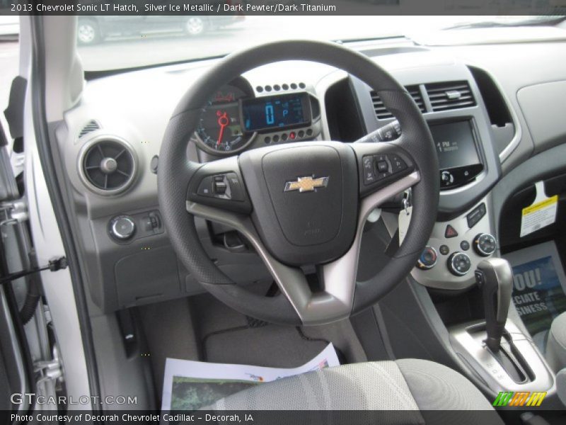 Silver Ice Metallic / Dark Pewter/Dark Titanium 2013 Chevrolet Sonic LT Hatch
