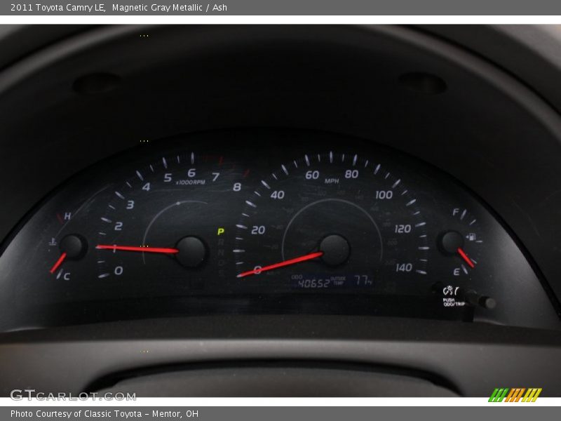 Magnetic Gray Metallic / Ash 2011 Toyota Camry LE