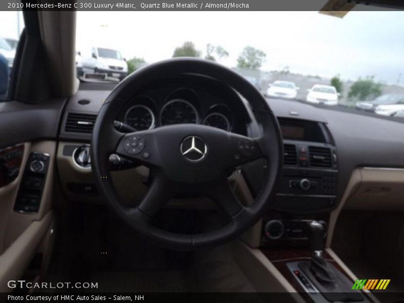 Quartz Blue Metallic / Almond/Mocha 2010 Mercedes-Benz C 300 Luxury 4Matic