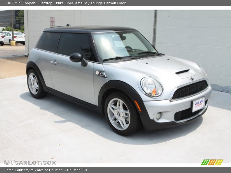 Pure Silver Metallic / Lounge Carbon Black 2007 Mini Cooper S Hardtop