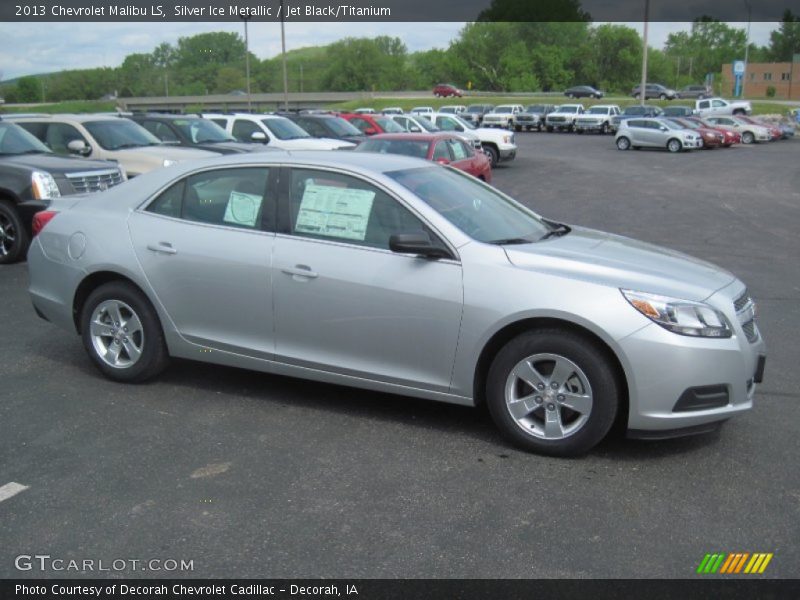 Silver Ice Metallic / Jet Black/Titanium 2013 Chevrolet Malibu LS