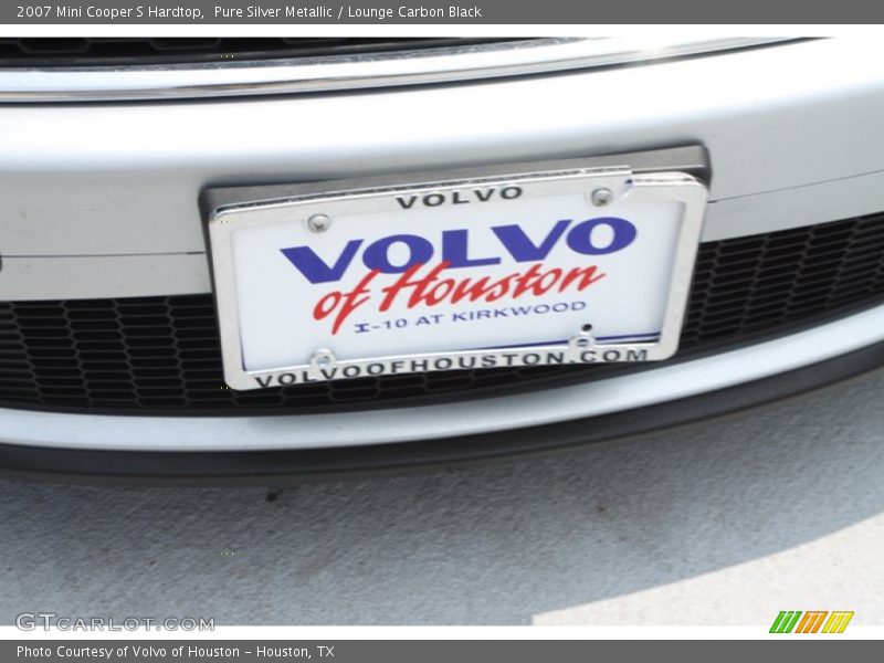 Pure Silver Metallic / Lounge Carbon Black 2007 Mini Cooper S Hardtop