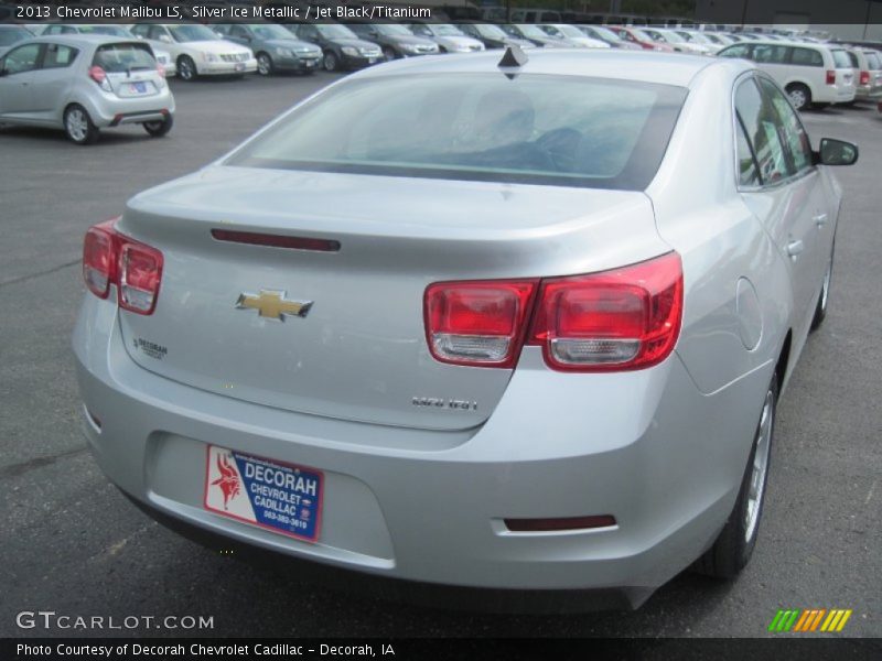 Silver Ice Metallic / Jet Black/Titanium 2013 Chevrolet Malibu LS