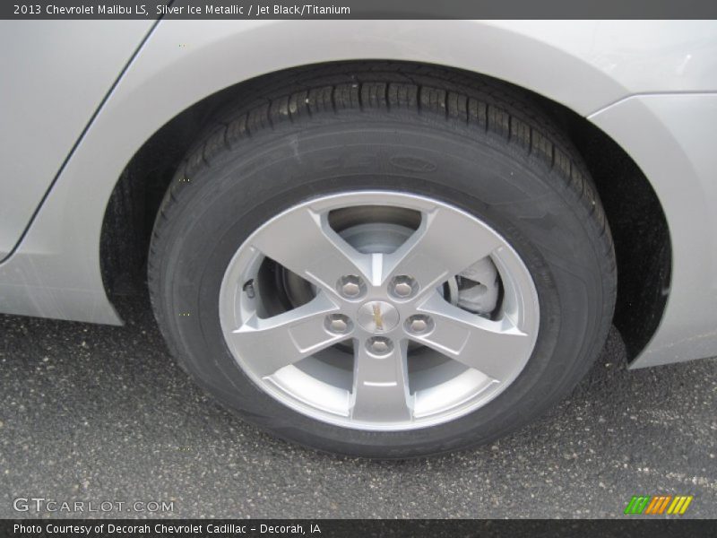 Silver Ice Metallic / Jet Black/Titanium 2013 Chevrolet Malibu LS
