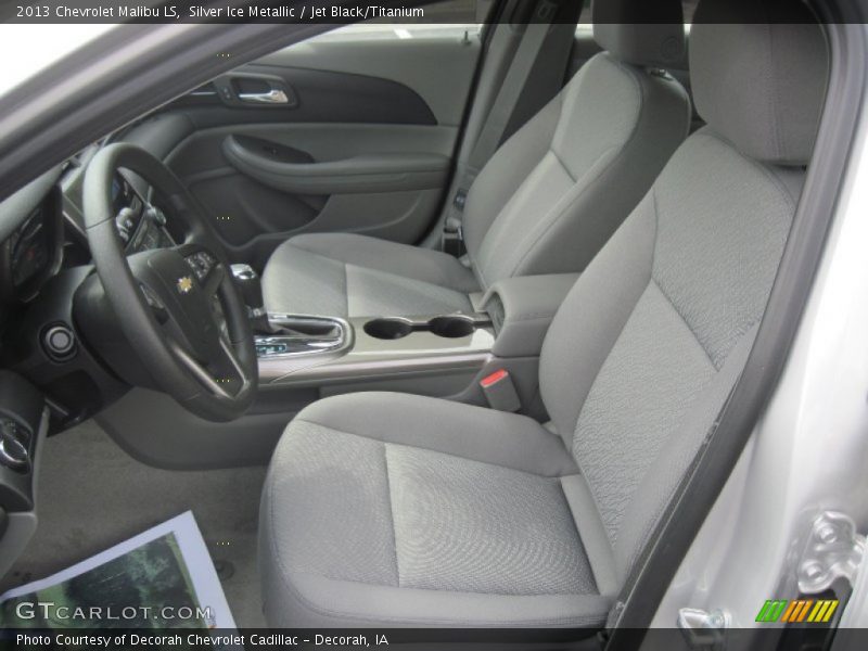 Silver Ice Metallic / Jet Black/Titanium 2013 Chevrolet Malibu LS