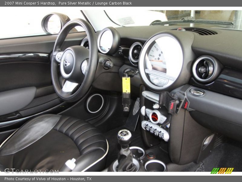 Pure Silver Metallic / Lounge Carbon Black 2007 Mini Cooper S Hardtop