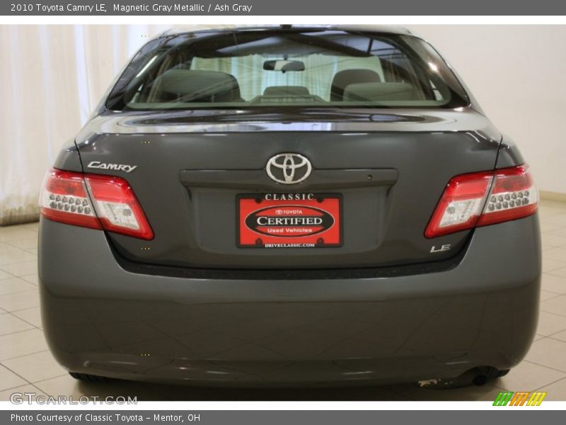 Magnetic Gray Metallic / Ash Gray 2010 Toyota Camry LE