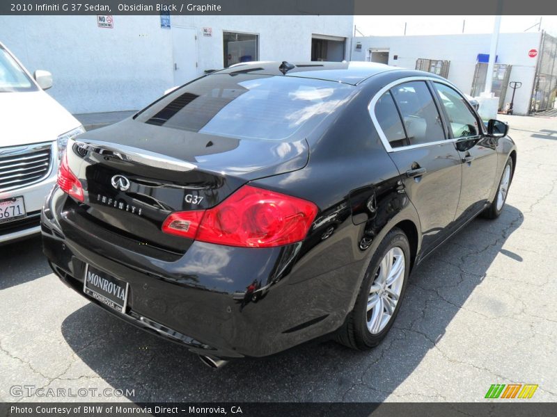 Obsidian Black / Graphite 2010 Infiniti G 37 Sedan