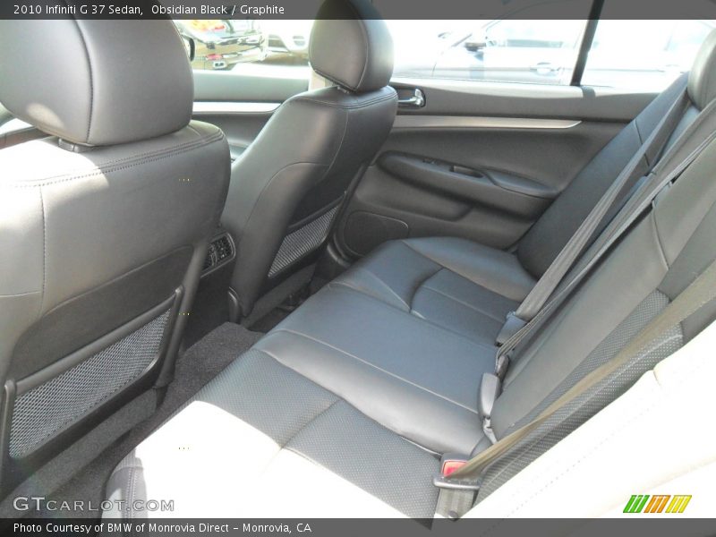 Obsidian Black / Graphite 2010 Infiniti G 37 Sedan