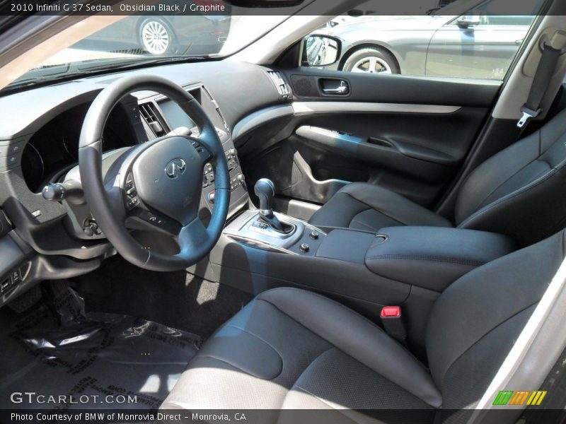 Obsidian Black / Graphite 2010 Infiniti G 37 Sedan