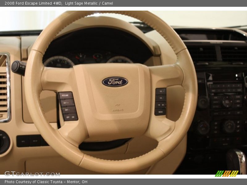 Light Sage Metallic / Camel 2008 Ford Escape Limited 4WD