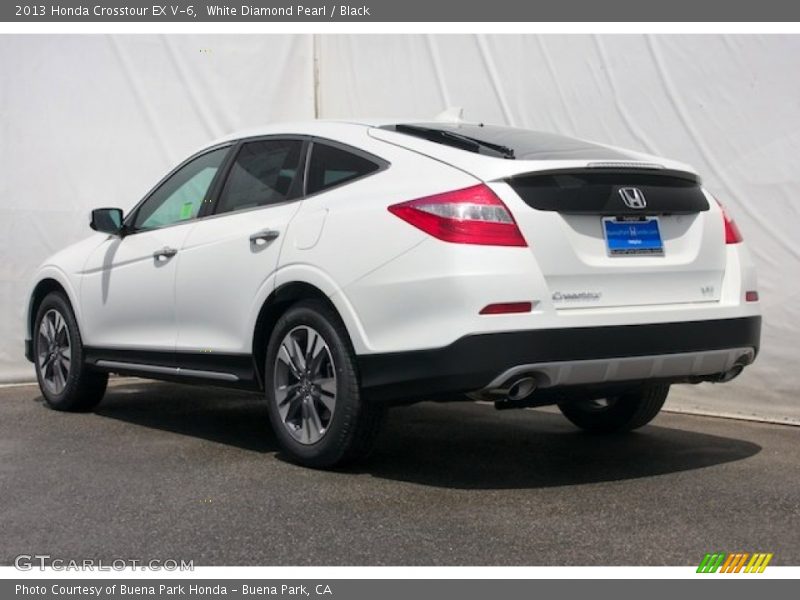 White Diamond Pearl / Black 2013 Honda Crosstour EX V-6