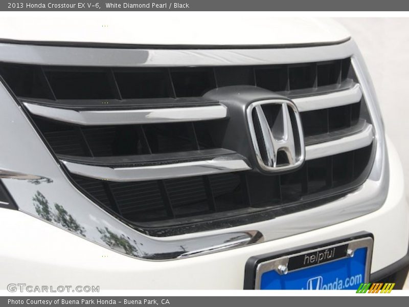 White Diamond Pearl / Black 2013 Honda Crosstour EX V-6