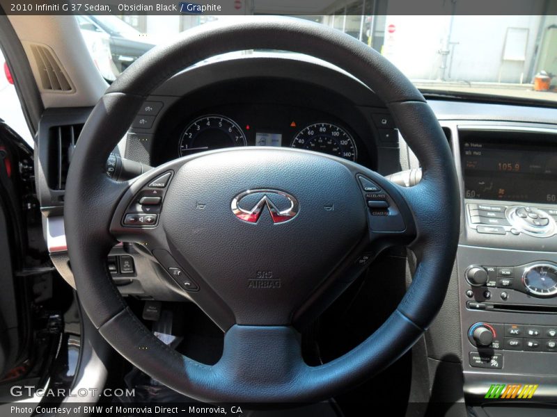 Obsidian Black / Graphite 2010 Infiniti G 37 Sedan