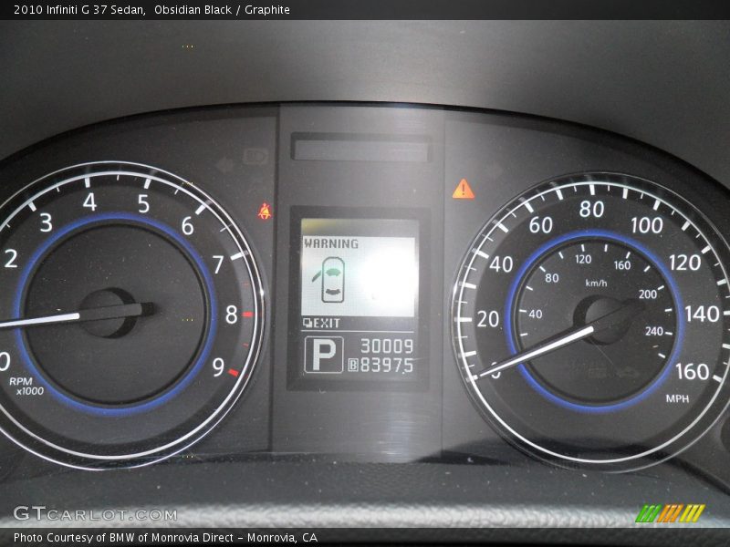 Obsidian Black / Graphite 2010 Infiniti G 37 Sedan