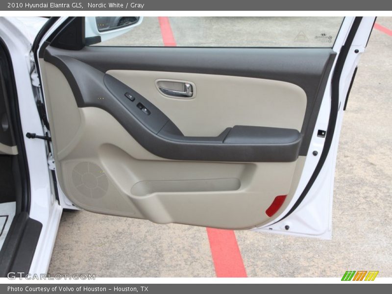 Nordic White / Gray 2010 Hyundai Elantra GLS