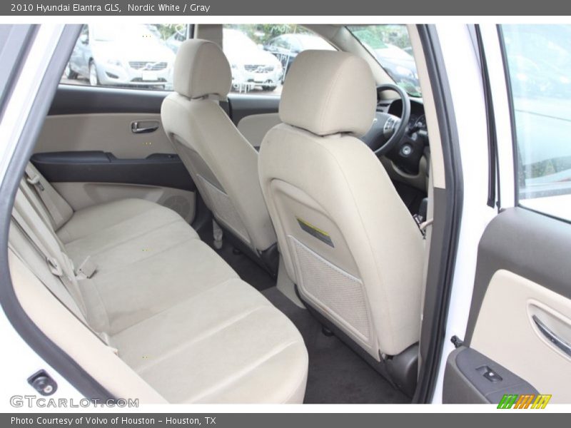 Nordic White / Gray 2010 Hyundai Elantra GLS
