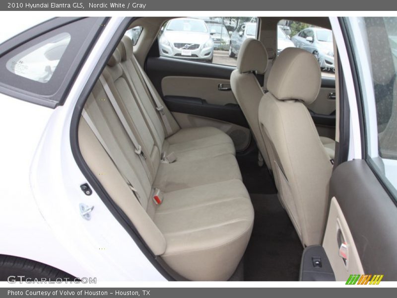 Nordic White / Gray 2010 Hyundai Elantra GLS