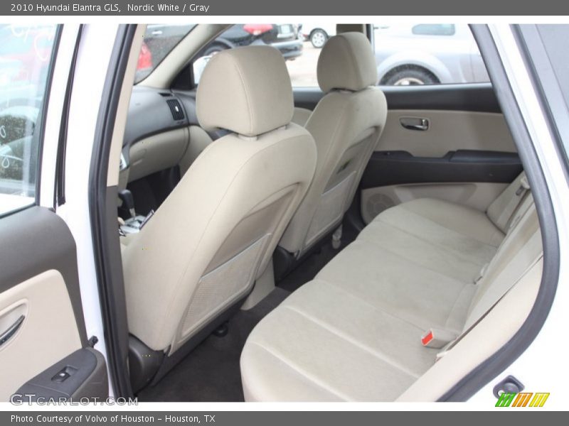 Nordic White / Gray 2010 Hyundai Elantra GLS