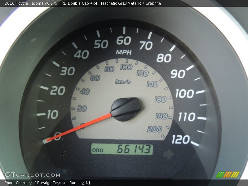 Magnetic Gray Metallic / Graphite 2010 Toyota Tacoma V6 SR5 TRD Double Cab 4x4