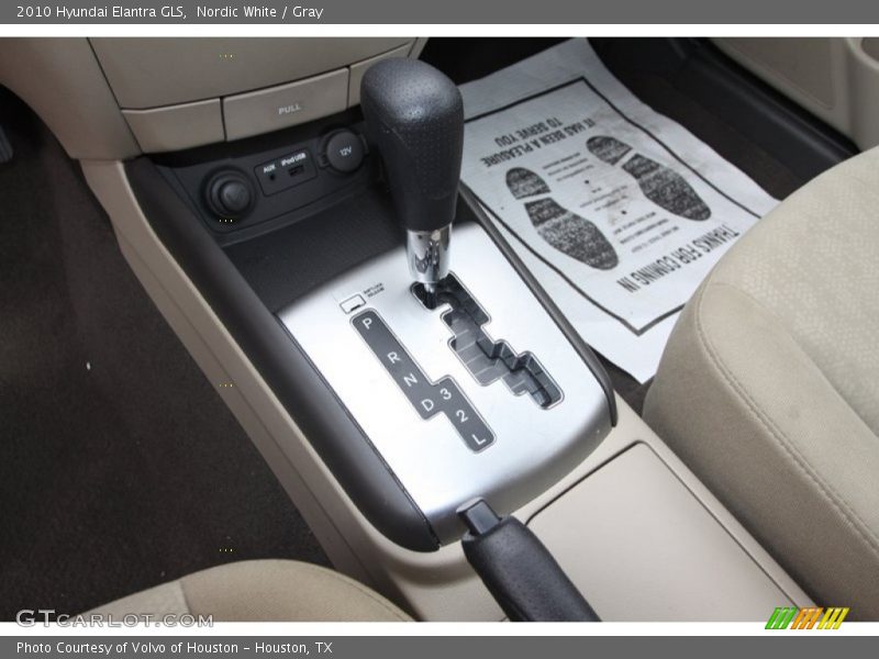 Nordic White / Gray 2010 Hyundai Elantra GLS